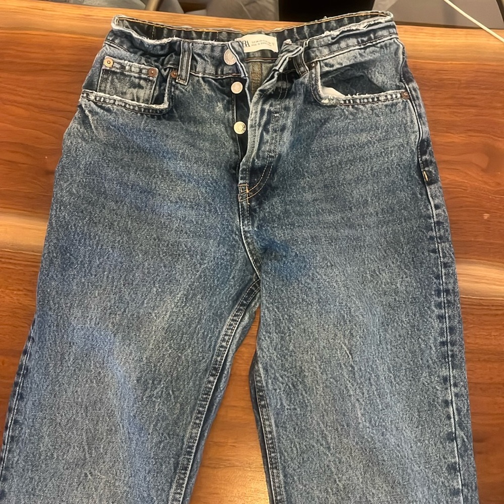 Zara Jeans—mom style/wide